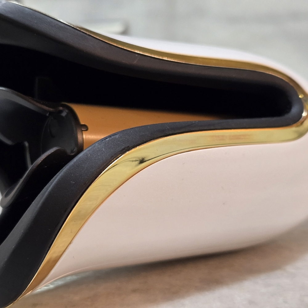 CHI Spin N Curl CA2318 - Rotating Curler 1" White/Gold, Ceramic - Picture 6 of 8